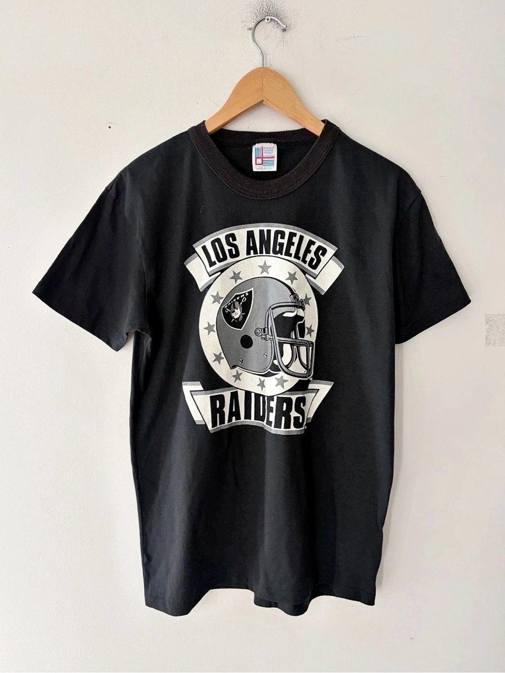Vintage Los Angeles Raiders Garan Single Stitch T-Shirt Size M